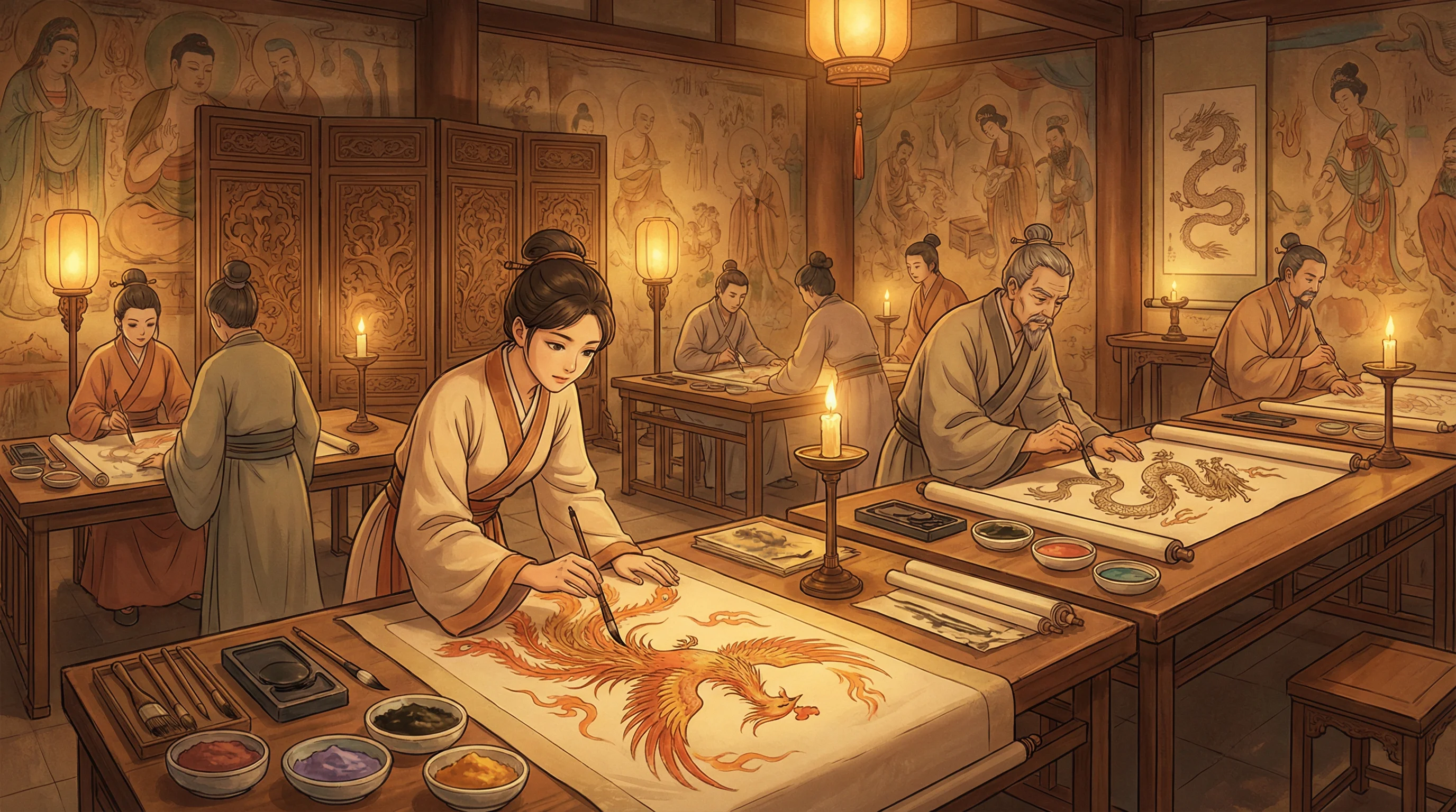 画师入驻 - 北斗导航成功发射 国风动漫画师